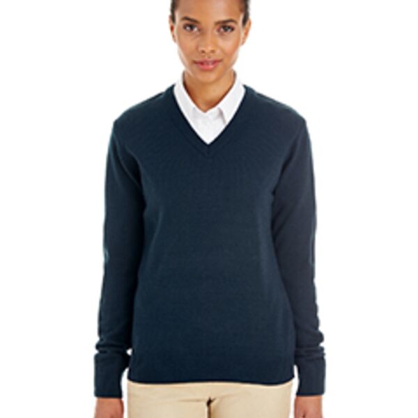 Harriton Ladies' Pilbloc™ V-Neck Sweater M420W Ladies' Pilbloc™ V-Neck Sweater Thumbnail
