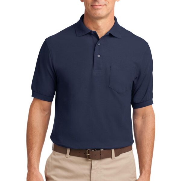Port Authority Silk Touch Polo with Pocket K500P Silk Touch Polo with Pocket Thumbnail