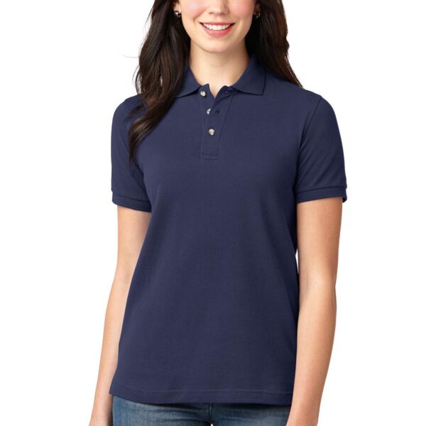 Port Authority Ladies Heavyweight Cotton Pique Polo L420 Ladies Heavyweight Cotton Pique Polo Thumbnail